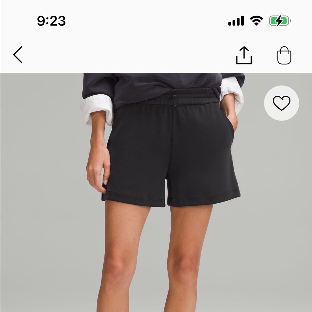 Softstream black short size 14
